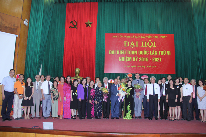 Đại hội Đại biểu toàn quốc Hội hữu nghị và hợp tác Việt Nam - Pháp lần thứ VI nhiệm kỳ 2016-2021.