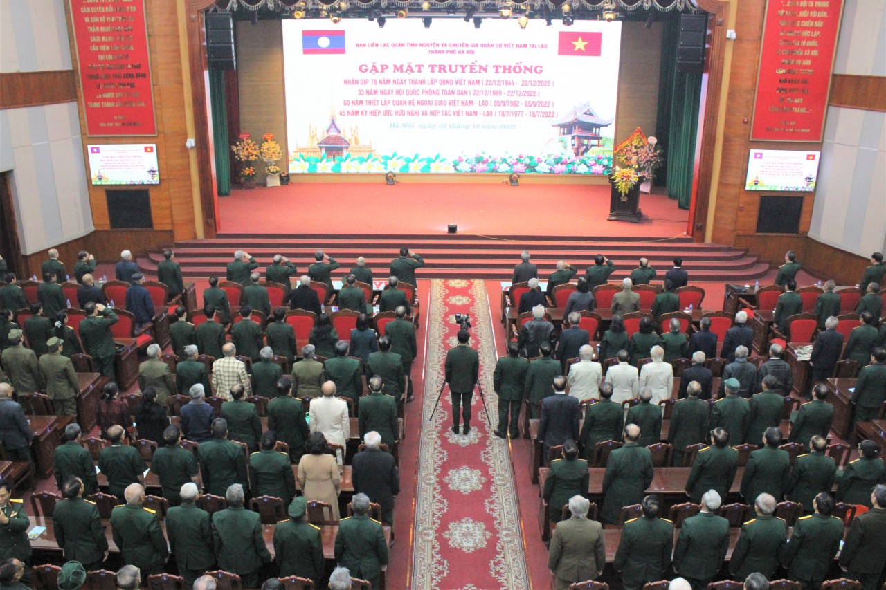 Ban liên lạc Quân tình nguyện và chuyên gia quân sự Việt Nam tại Lào TP Hà Nội tổ chức gặp mặt truyền thống