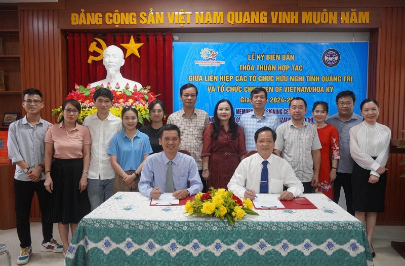 Children of Vietnam cam kết hỗ trợ cho tỉnh Quảng Trị hơn 19 tỉ đồng