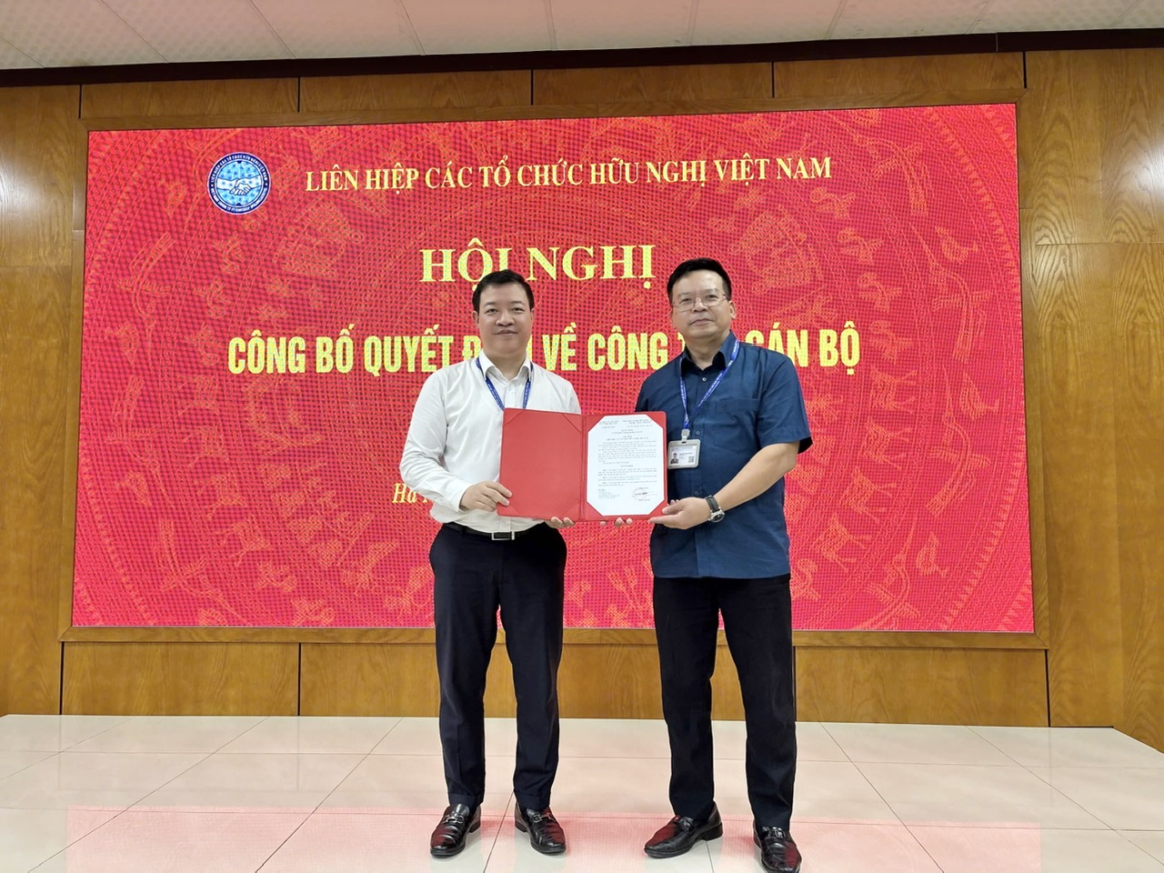 Hội nghị công bố quyết định về công tác cán bộ