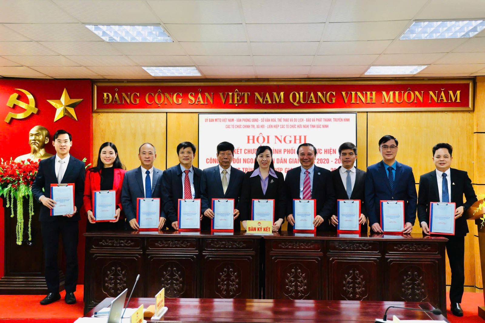 Bắc Ninh ký chương trình phối hợp đối ngoại nhân dân giai đoạn 2026-2031