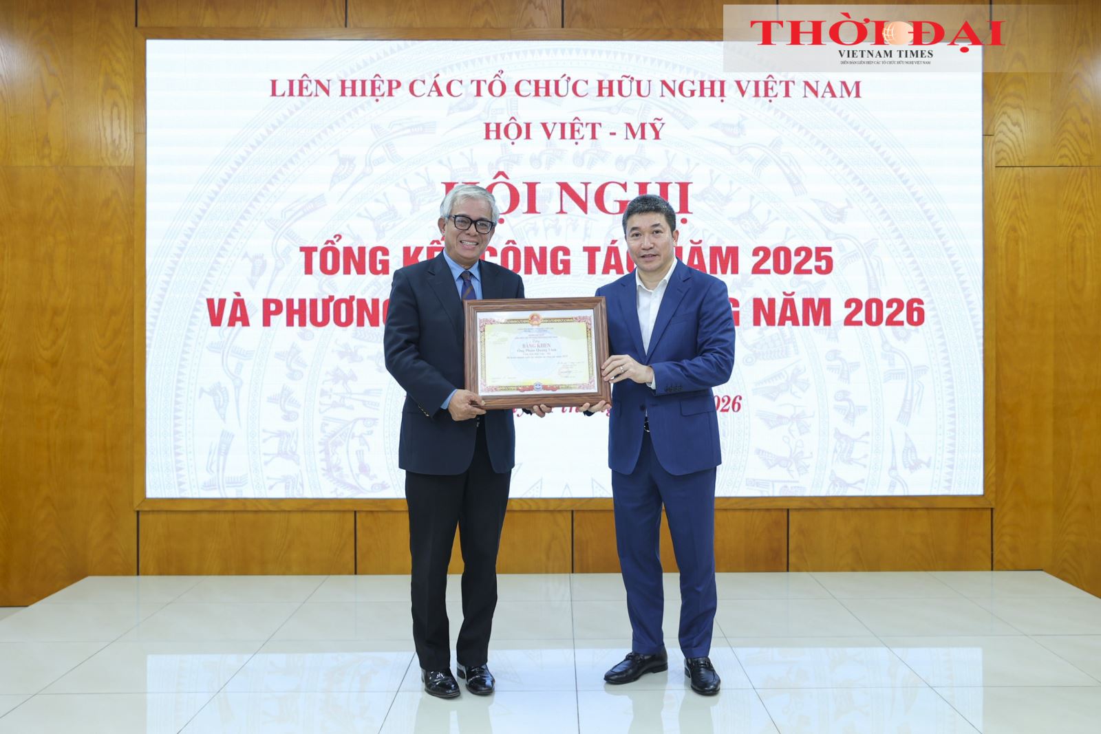 Hội Việt - Mỹ tổng kết công tác năm 2025, định hướng hoạt động năm 2026