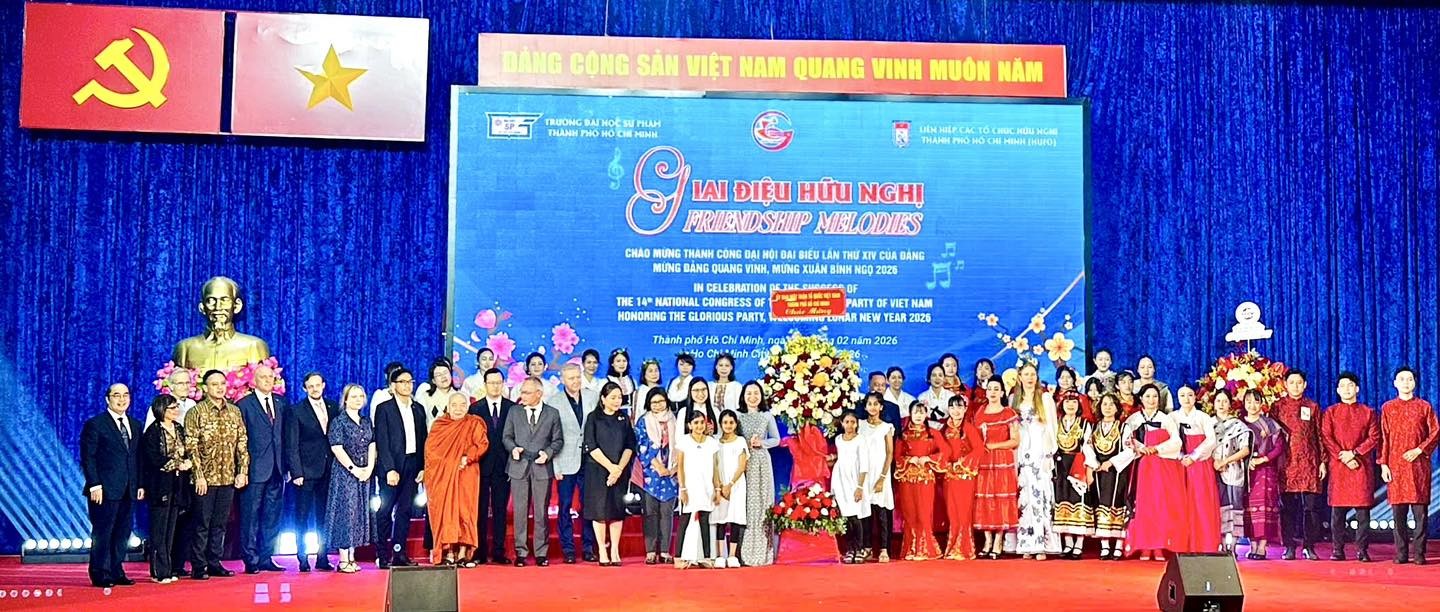 6 trọng tâm trong công tác năm 2026 của Liên hiệp các tổ chức hữu nghị TP Hồ Chí Minh