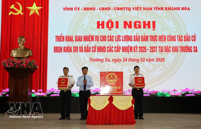 Truong Sa ready for early election for 16th NA, People’s Councils for 2026–2031 term