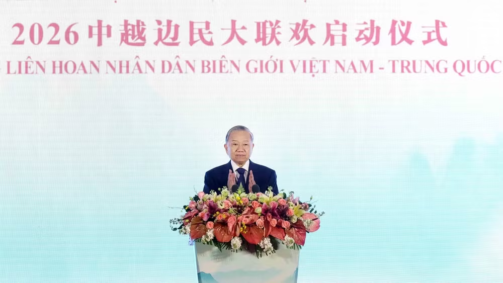 Viet Nam’s top leader attends launch of Viet Nam–China Border People’s Festival 2026